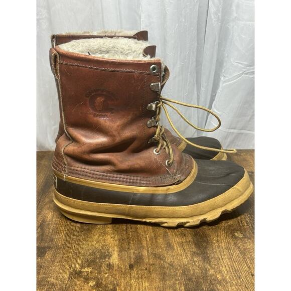CHIPPEWA USA VTG Mens Gorp Core Waterproof Duck Leather Boots 23540 Sz 9 - Picture 1 of 16